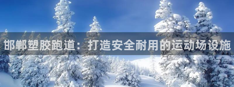 谈球吧体育app下载中心在哪找：邯郸塑胶跑道：打造安