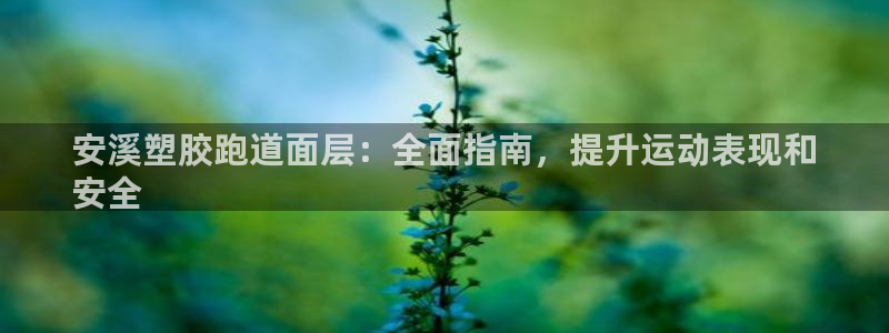 谈球吧算违法行为吗知乎：安溪塑胶跑道面层：全面指南，提升运动表现和
安全