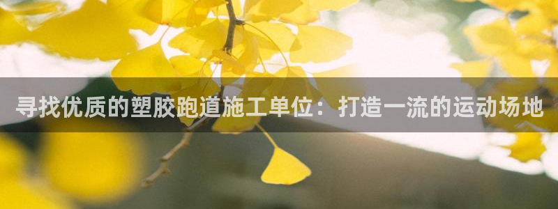 谈球吧是正规平台吗安全吗：寻找优质的塑胶跑道施工单位：打造一流的运动场地