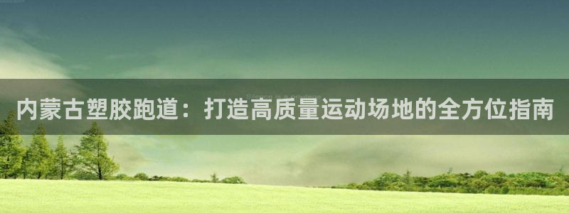 谈球吧app赛事分析报告：内蒙古塑胶跑道：打造高质量
