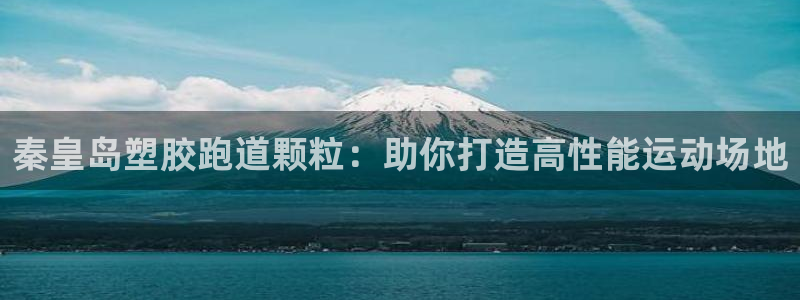 谈球吧网页登陆：秦皇岛塑胶跑道颗粒：助你打造高性能运动场地