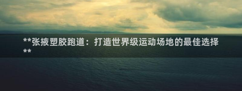 谈球吧体育app下载足球直播视频：**张掖塑胶跑道：