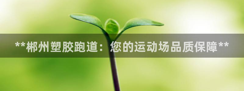 谈球吧怎么样?：**郴州塑胶跑道：您的运动场品质保障**