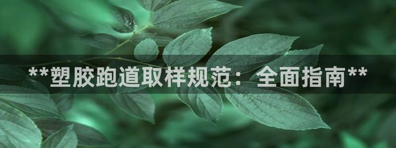 谈球吧app赛事分析在哪里看到：**塑胶跑道取样规范：全面指